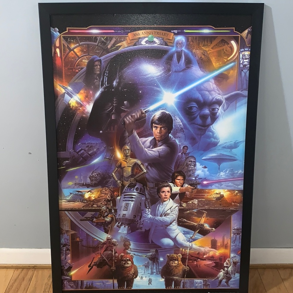 24x36 Star Wars-The Empire Strikes Back 30th anniversary framed print